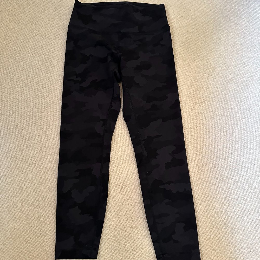 Black and Grey Camo Lululemon Leggings